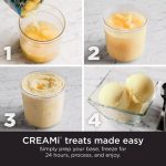 SharkNinja NC301 CREAMi 7-In-1 Ice Cream Maker with 7 Custom Frozen Treat Modes and Easy 3-Step Treat Preparation, Cloud Silver (Renewed) - تصویر 6