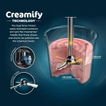 SharkNinja NC301 CREAMi 7-In-1 Ice Cream Maker with 7 Custom Frozen Treat Modes and Easy 3-Step Treat Preparation, Cloud Silver (Renewed) - تصویر 2
