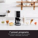 SharkNinja NC301 CREAMi 7-In-1 Ice Cream Maker with 7 Custom Frozen Treat Modes and Easy 3-Step Treat Preparation, Cloud Silver (Renewed) - تصویر 3